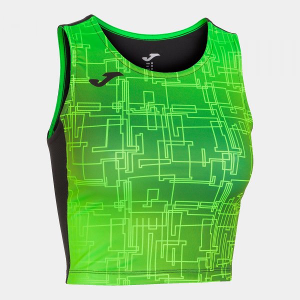 Tričko Joma Top Elite VIII černá-zelená – funkční sportovní tričko